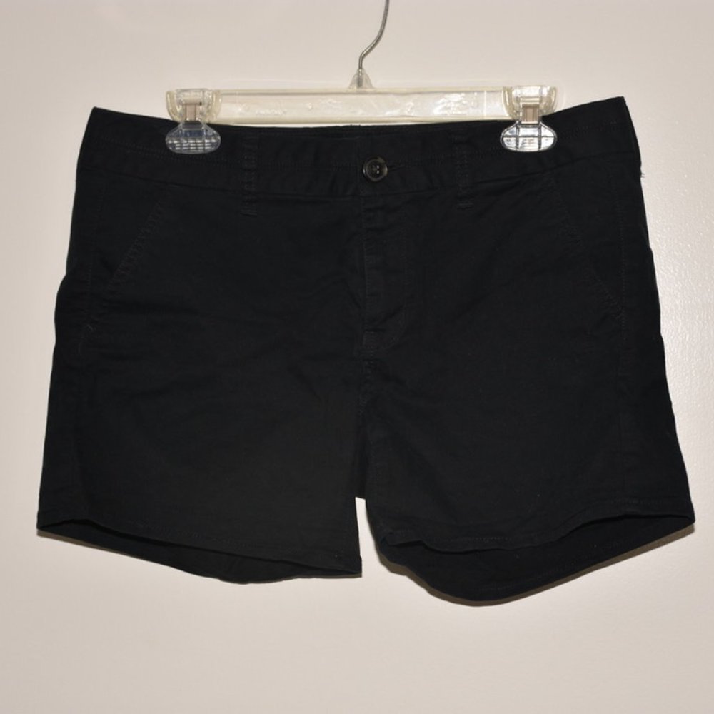 American Eagle Black Midi Short